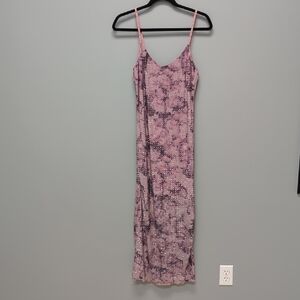 Forever 21 Holiday/ Pink Sleeveless Spaghetti Strap Dress/ Sparkles Size Large